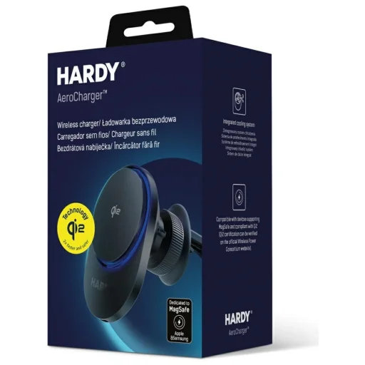 3MK Hardy AeroCharger 15W MPP Qi2 fekete indukciós töltő - 6