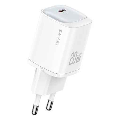 USAMS CC248 20W GaN USB-C Gyors Töltés HC Series fehér - 1