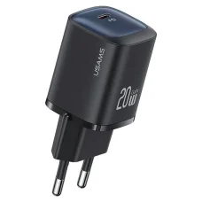 USAMS CC248 20W GaN USB-C Gyors Töltő HC Sorozat Fekete