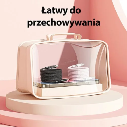 AWEI CL-166T USB-C to USB-C Mágneses Kábel Fekete - 4