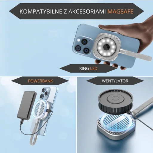 4smarts Magnetic SSD Case up to 4TB with 3C MagSafe Stand Gray 541311 - 19