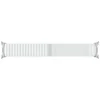 Szíj Samsung Szövet a Galaxy Watch8 / Watch8 Classic-hoz (M/L) fehér thumbnail