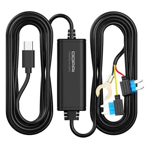 Hardwire Kit DDPAI autós kamerához Z60, Fekete - 1