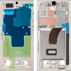 Középső keret Samsung Galaxy S23 Ultra S918, Krémszínű