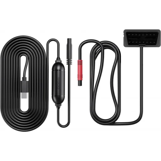 Hardwire OBD Kit DDPAI autós kamerához Mini5 / N1 Dual / N3 Pro / N5 Dual / Z40 / Z60, Fekete - 1