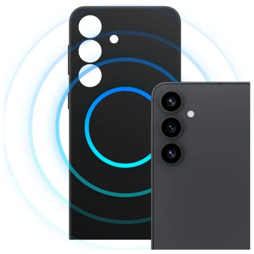 3MK Hardy MagSilicone tok Samsung Galaxy S24 fekete - 3