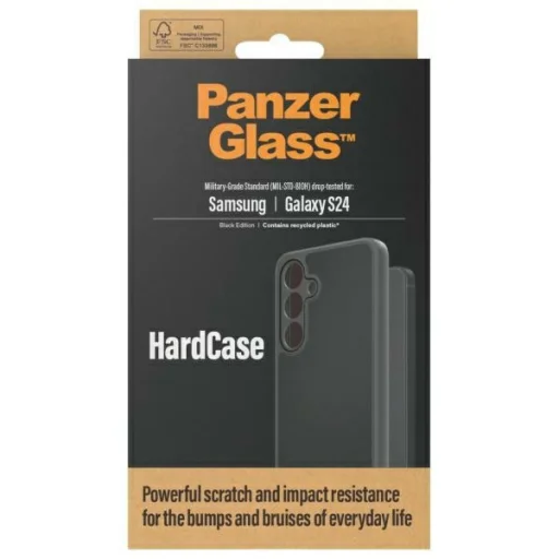 PanzerGlass HardCase Samsung Galaxy S24 tok katonai szintű fekete 1219 - 4
