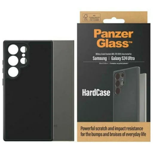 PanzerGlass HardCase Samsung Galaxy S24 Ultra tok katonai védelem fekete 1222 - 1