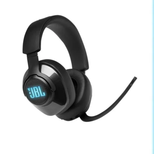 JBL Quantum 400 vezetékes gamer fejhallgató mikrofonnal, (USB), fekete EU - 4