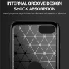 iPhone SE 2, SE 2020 / iPhone SE 3, SE 2022 - TechSuit - Carbon Silicone - Fekete tok thumbnail