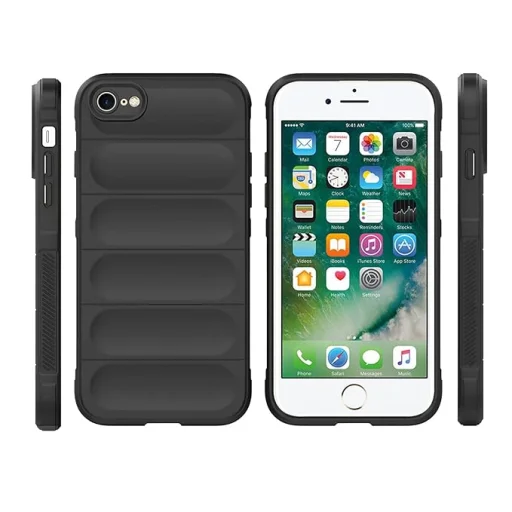  Apple iPhone 7 / iPhone 8 / iPhone SE 2 (2020) / iPhone SE 3 (2022) fekete Techsuit Magic Shield tok - 2