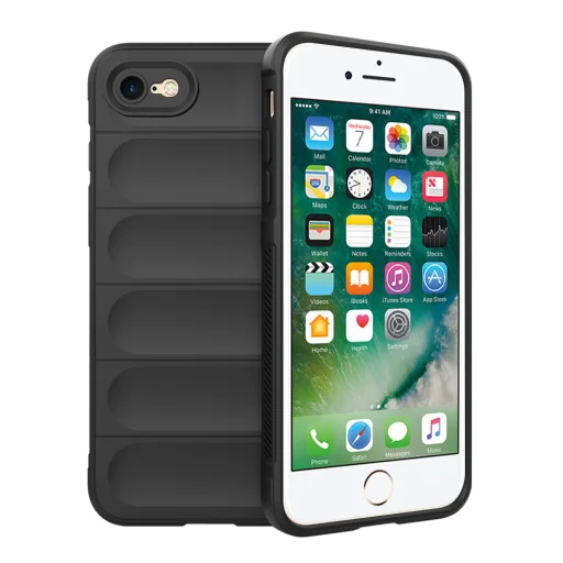  Apple iPhone 7 / iPhone 8 / iPhone SE 2 (2020) / iPhone SE 3 (2022) fekete Techsuit Magic Shield tok - 1