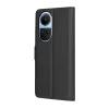 Oppo Reno10 / Reno10 Pro - Bőr Tok - Techsuit - Fekete. tok thumbnail