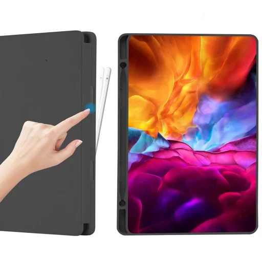 Samsung Galaxy Tab A7 10.4 2020 T500/T505 - Techsuit - Flex Trifold (Ceruzatartóval) - Égszínkék tok - 3