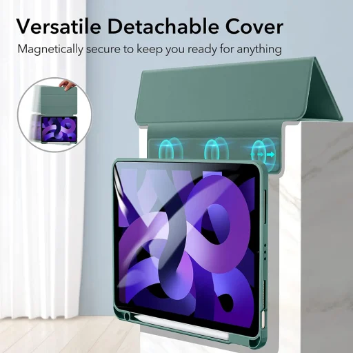 ESR - Rebound Hybrid Pro - iPad Pro 11" 2021 / iPad Air 4 / 5 (2020/2022) - Erdőzöld tok - 5