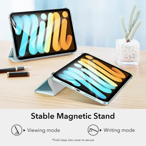 ESR - Ascend Trifold - iPad mini 6 (2021) / iPad mini 7 (2024) - Kék tok - 5