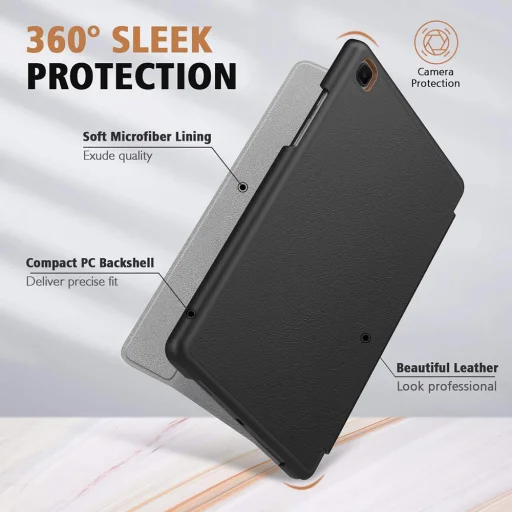 Techsuit - FoldPro tok - Samsung Galaxy Tab A7 10.4 (2020 / 2022) - Fekete - 7