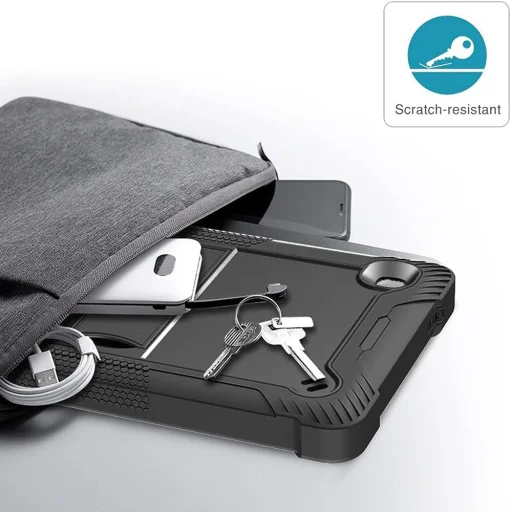 Samsung Galaxy Tab A7 10.4 (2020 / 2022) - Techsuit - Strapabíró tok + Képernyővédő - Fekete - 4