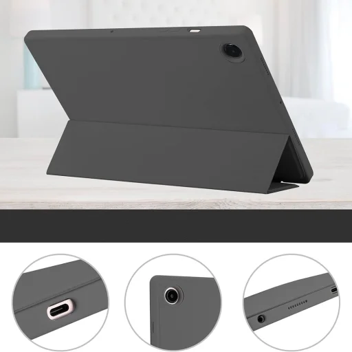 Samsung Galaxy Tab A8 10.5 (2021) - Techsuit - Flex Trifold (ceruzatartóval) - Lila tok - 2