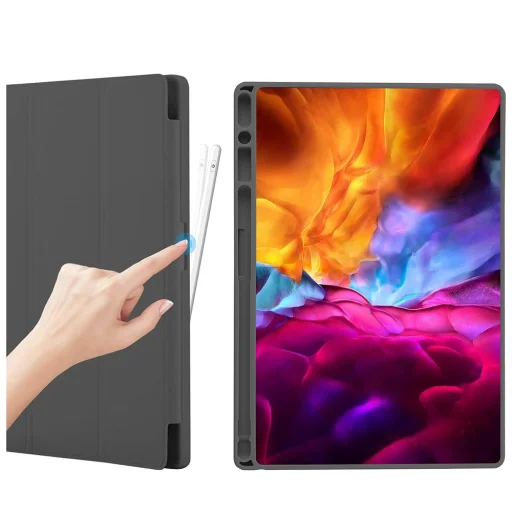 Samsung Galaxy Tab A8 10.5 (2021) - Techsuit - Flex Trifold (ceruzatartóval) - Lila tok - 3