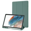 Samsung Galaxy Tab A8 10.5 (2021) - Techsuit - Flex Trifold (ceruzatartóval) - Zöld. tok