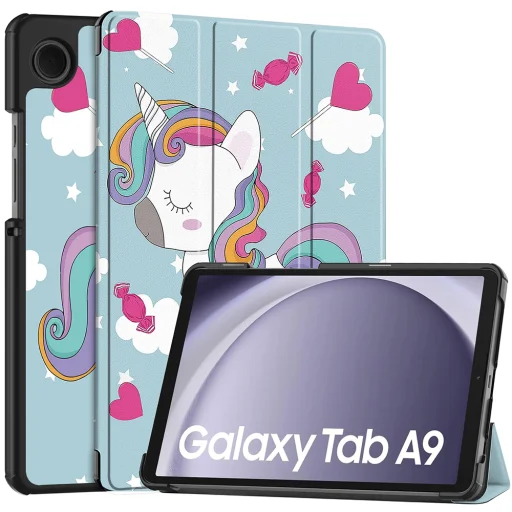 Techsuit - Unicorn tok - Samsung Galaxy Tab A9 - FoldPro - 1