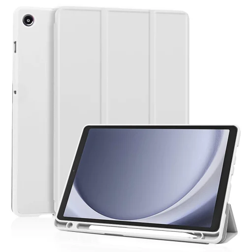 Samsung Galaxy Tab A9 - Techsuit - Flex Trifold (ceruzatartóval) - Szürke. tok - 1