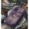 iPhone 16 Dexnor Magsafe 360 tok, kihajtható állvánnyal, lila ütésálló thumbnail