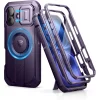 iPhone 16 Dexnor Magsafe 360 tok, kihajtható állvánnyal, lila ütésálló