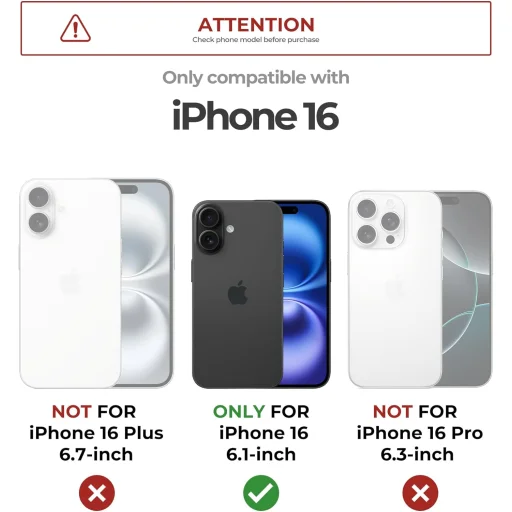 iPhone 16 Dexnor Magsafe 360 tok, kihajtható állvánnyal, lila ütésálló - 7