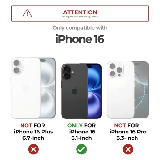 iPhone 16 Dexnor Magsafe 360 tok, kihajtható állvánnyal, kék ütésálló - 7