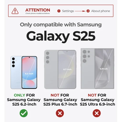 Samsung Galaxy S25 Dexnor tok kihajtható állvánnyal, lila 360 ütésálló - 7