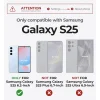Samsung Galaxy S25 Dexnor tok kihajtható állvánnyal, fekete 360 ütésálló thumbnail