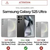  Samsung Galaxy S25 Ultra 360 fekete ütésálló Dexnor tok kihajtható állvánnyal - 7