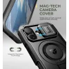 iPhone 16 Dexnor Magsafe 360 tok, kihajtható állvánnyal, fekete ütésálló thumbnail