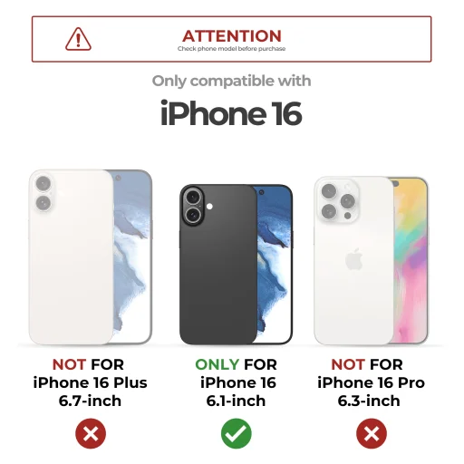 iPhone 16 Dexnor Magsafe 360 tok, kihajtható állvánnyal, fekete ütésálló - 8