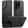 Samsung Galaxy S25 SURITCH Magsafe tok, kihajtható állvánnyal, fekete ütésálló thumbnail