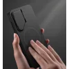 Samsung Galaxy S25 SURITCH Magsafe tok, kihajtható állvánnyal, fekete ütésálló thumbnail