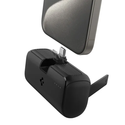 Spigen EA2205 Power Bank 5000 mAh 22.5 W Fekete - 5