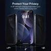  iPhone 17 Pro Fekete ESR Privacy Armorite Képernyővédő UltraFit üvegfólia (3 csomag) - 2