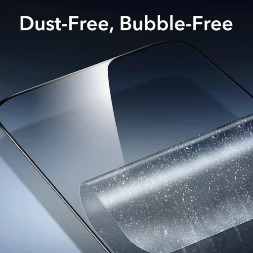  iPhone 17 Pro Átlátszó ESR Armorite Kijelzővédő UltraFit (3 darabos csomag) üvegfólia - 5