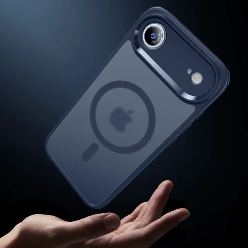  iPhone 17 Air Matt Kék ESR Klasszikus Hibrid HaloLock tok - 6