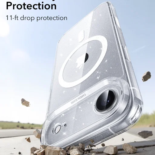  iPhone 17 Air Tiszta Csillogás ESR Klasszikus Hibrid HaloLock tok - 3