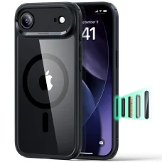  iPhone 17 Air Átlátszó Fekete ESR Klasszikus Hibrid HaloLock tok