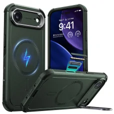  iPhone 17 Air Zöld ESR Cyber Armor Kitámasztó tok