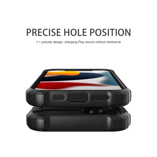  iPhone 17 Fekete Techsuit Hibrid Páncél tok - 2
