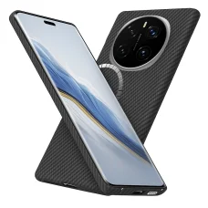 Techsuit - Aramid Szálas MagSafe Tok - Honor Magic7 Pro - Fekete tok