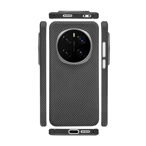 Techsuit - Aramid Szálas MagSafe Tok - Honor Magic7 Pro - Fekete tok - 2