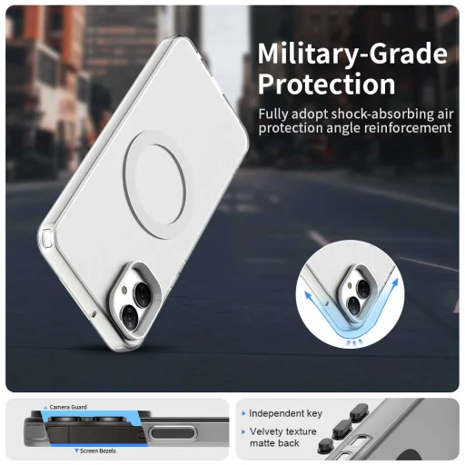 Samsung Galaxy A05 - Techsuit - CandyCase MagSafe - Fehér tok - 2