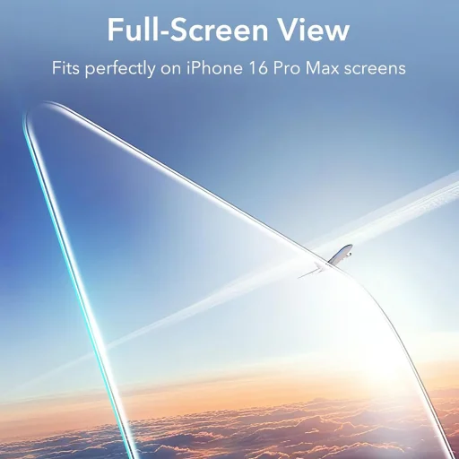  iPhone 17 Pro Max Átlátszó ESR Edzett üveg (3 db) üvegfólia - 7